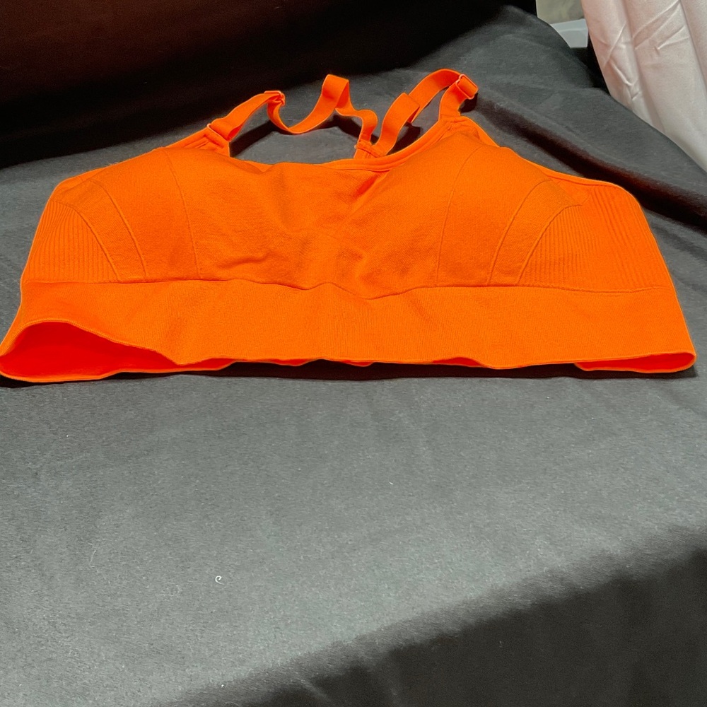 Vibrant Orange Women's Sport Bra. Never Worn.